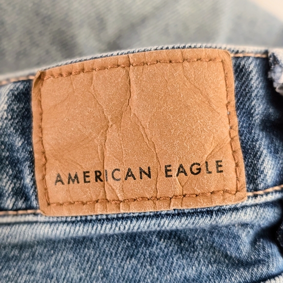 Distressed Blue Women's Jeans - Picture 3 of 6